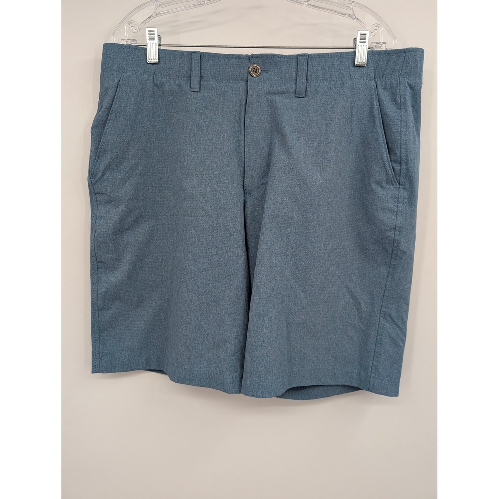 Under Armour HeatGear Golf Shorts Men's 38 Blue Stretch Performance Chino